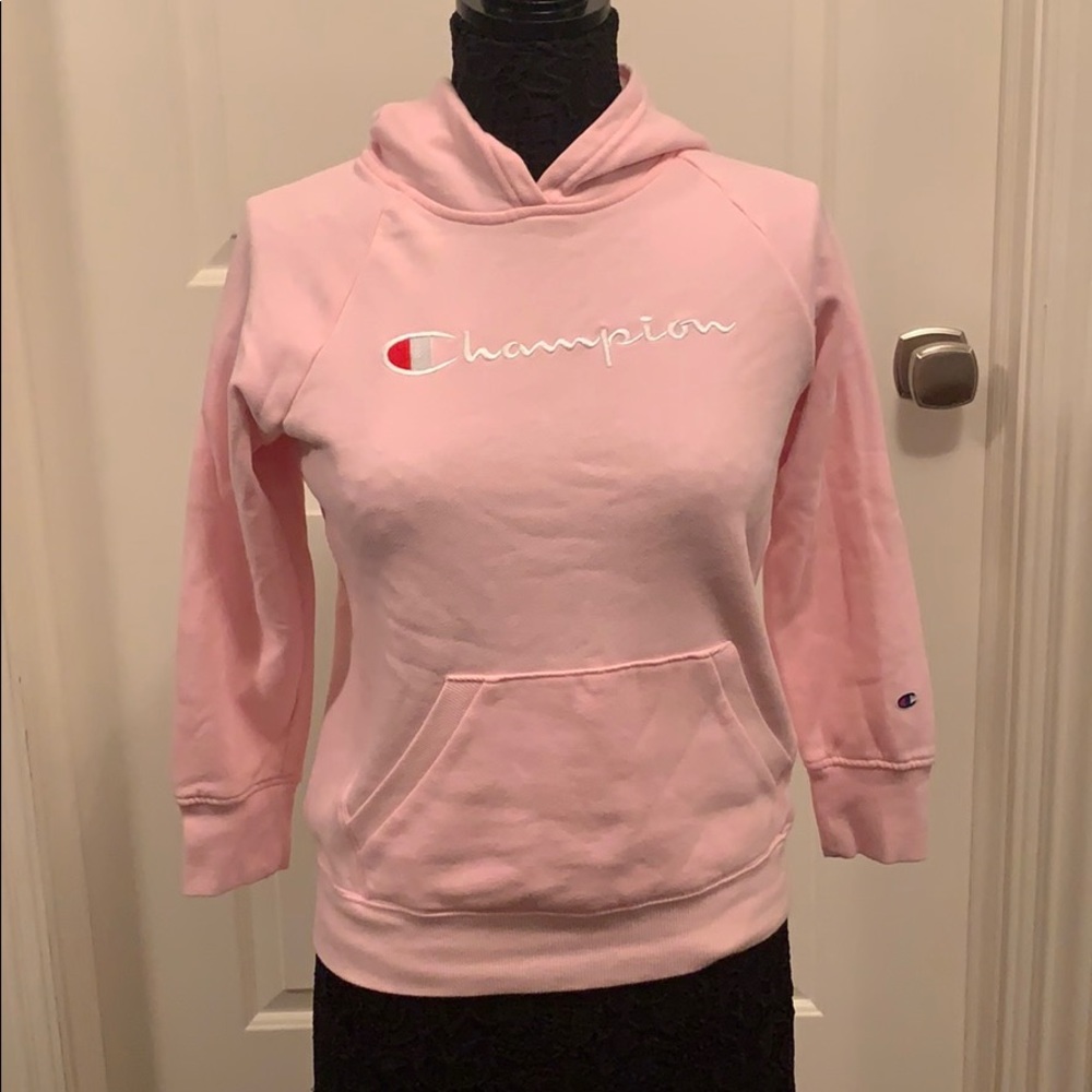 Girls pink champion sweatshirt